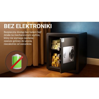 12. Extralink Lock Star M-30 Mechanical Combination Safe