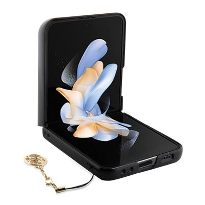 4. Guess 4G Charms Collection case for Samsung Galaxy Z Flip 5 - gray