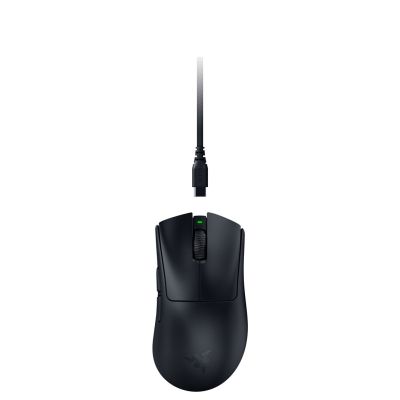 2. Razer DeathAdder V4 Pro Gaming Mouse Right Side RF Wireless + USB Type-A Optical 45000 DPI