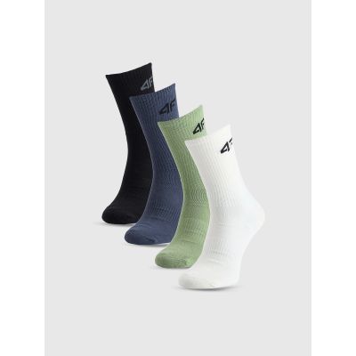 19. Boys' casual ankle socks (4-pack) 4F 4FJWAW25USOCM390-90S