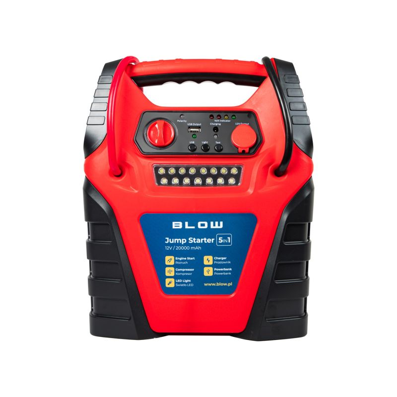 6. Jump Starter BLOW 5in1 compressor