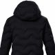 5. Killtec KOW 9 women's technical parka, quilted, hooded, zippered, waterproof, black (41806/200)