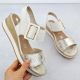 Remonte W D6453-61 RKR646B wedge sandals