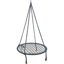 GARDEN HAMMOCK SWING STORK'S NEST 80CM GRAY