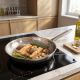4. HAMMERED stainless steel frying pan 24 cm MR-1229-24 MAESTRO