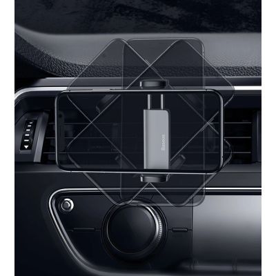 16. Baseus car phone holder for air vent black (SUGP-01)