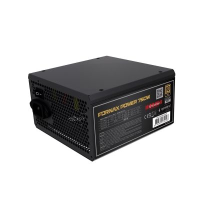 GEMBIRD FORNAX POWER 750W 80+ BRONZE ATX COMPUTER POWER SUPPLY, 750W, ACTIVE PFC, 12CM FAN