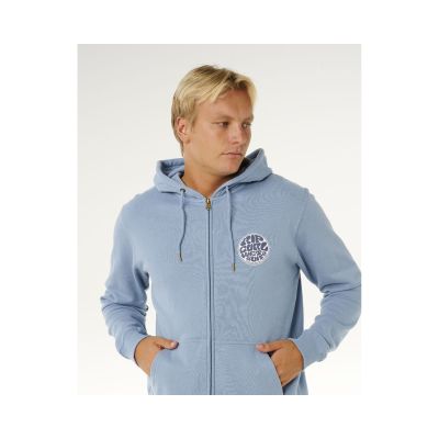 6. RIP CURL Wettie Passage Icon Zip Thru Men's Sweatshirt Blue