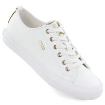 Women's low-top sneakers, eco-leather, white, Big Star RR274748