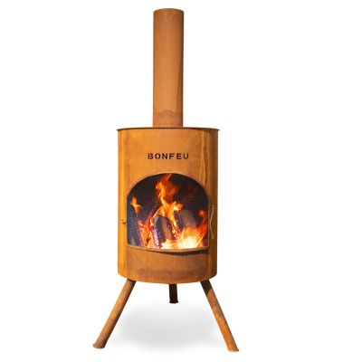 Bonfeu Bonton 40 4000R rusty garden fireplace