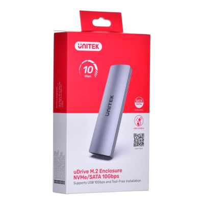 7. UNITEK M.2 NVME/SATA 10GBPS HDD ENCLOSURE, S1230A