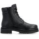 7. Women's leather ankle boots, insulated, black, Rieker Y3103-00