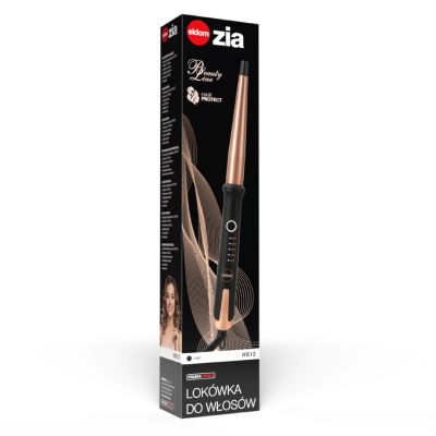 8. ELDOM HAIR CURLING IRON HS12 ZIA 45W ADJUSTMENT 120-200 DEGREES 5 PROGRAMS