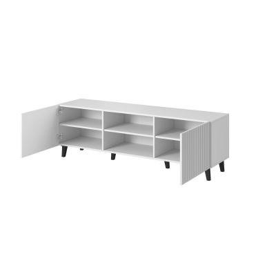 10. TV cabinet PAFOS 150x40x52 white matt