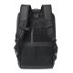 17. Rivacase Eden City Backpack Black Polyester, Waxed Leather (Pull Up)