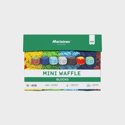 13. Marioinex Mini Waffle building blocks, 406 pieces
