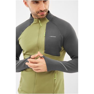 2. Viking Birger Hoodless Sweatshirt – Olive/Grey