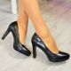 6. Pumps on the platform matte black W Sergio Leone