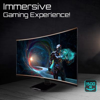 9. Gigabyte GS32QCA EU | 31.5" | VA | 180 Hz | 1 ms | 250 cd/m2 | HDMI ports quantity 2