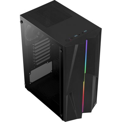 6. AEROCOOL PGS MECHA-G-BK-v1 RGB Case Black