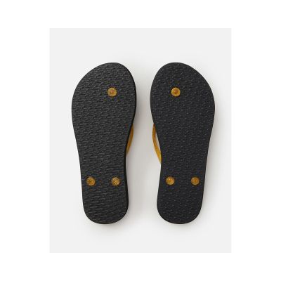7. RIP CURL Glitter Flip-Flops – black/gold