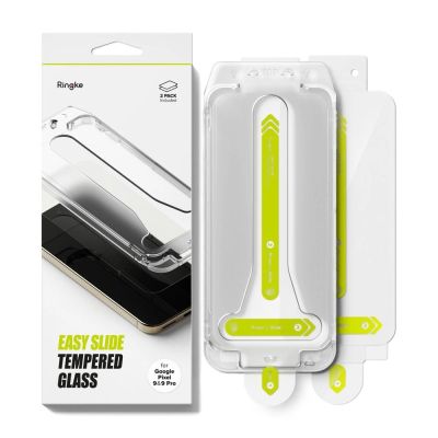 8. Ringke Easy Slide Tempered Glass 2-pack for Google Pixel 9 / 9 Pro