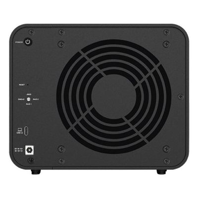 4. TerraMaster D8 HYBRID Desktop Black Disk Array