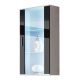 SOHO hanging display cabinet, white/black gloss