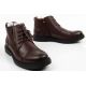 7. Lee Cooper men's shoes elegant brown leather insulated ankle boots