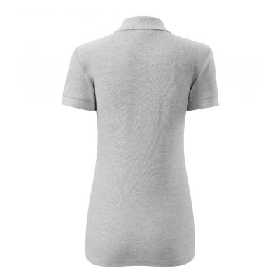 2. Malfini Cotton W MLI-21303 light gray melange polo shirt