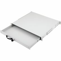 Equipment 19" drawers for 1U server cabinets, lockable