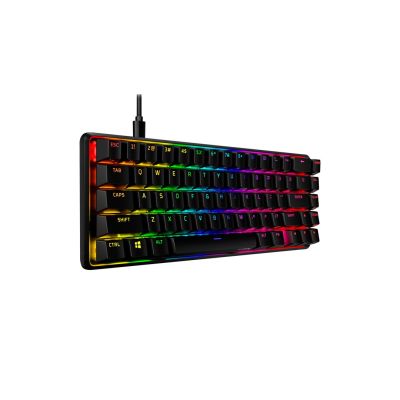 3. HyperX Alloy Origins 65 black / Gaming keyboard / mechanical / HyperX Red / US / RGB / USB-C