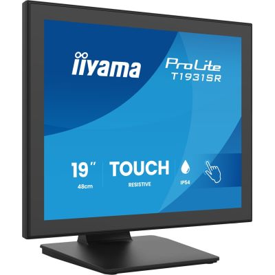 3. iiyama ProLite T1931SR-B2S computer monitor 48.3 cm (19") 1280 x 1024 px SXGA LCD Touchscreen Table Black