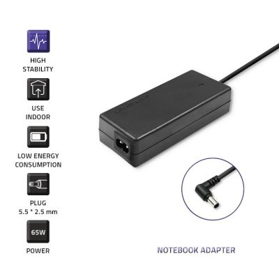 7. Qoltec 50073.65W power supply for Toshiba notebook (19 V; 3.42 A; 65W; 5.5 mm x 2.5 mm)