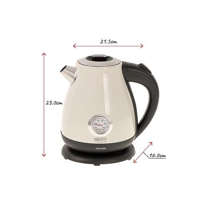 16. CAMRY CR 1344c cream electric kettle