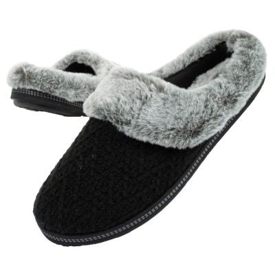 9. Skechers W 167225/BLK Slippers