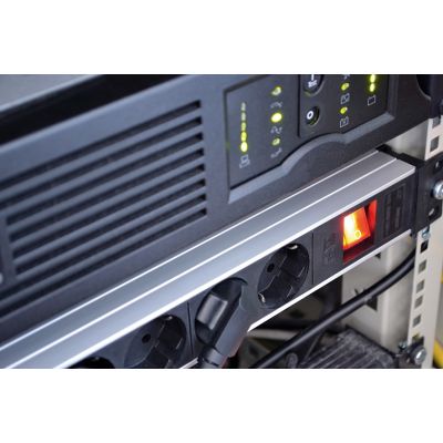 3. Brennenstuhl 1390007009 2 m power strip 9 x socket Aluminum, Black