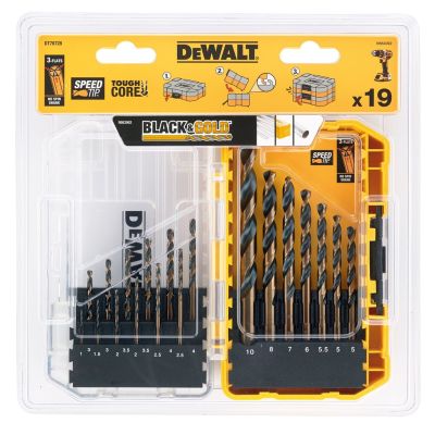 4. DEWALT DT70728 ToughCase+ Metal Drill Bit Set