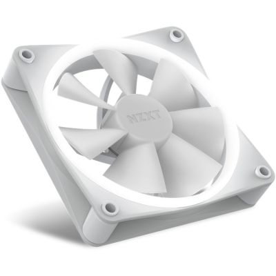 5. NZXT F120 RGB Triple Pack Computer Case Fan 12cm White 3 pcs.