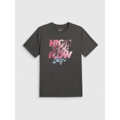 6. Men's regular printed T-shirt 4F 4FRSS26TTSHM4292-22S