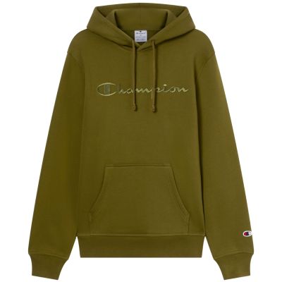 8. Champion Hooded Sweatshirt Men's Olive 220271 GS585