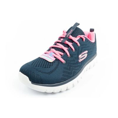 12. Skechers Graceful-Get women's sports shoes comfortable lightweight breathable navy blue
