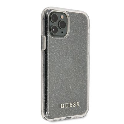 5. Guess GUHCN58PCGLSI iPhone 11 Pro silver/silver hard case Glitter