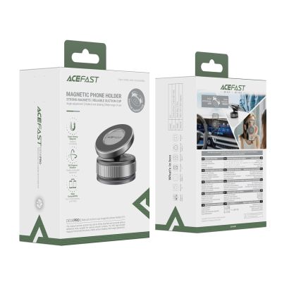 9. Acefast E27 Magnetic Dashboard/Windshield Suction Cup Holder - Black
