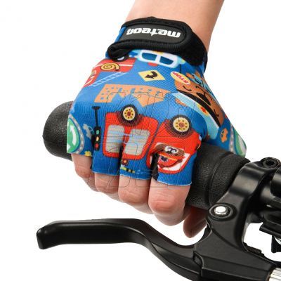 5. Cycling gloves Meteor Safe City Junior 26178-26179-26180