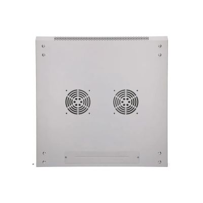 6. Extralink EX.8581 rack cabinet (400mm / 600mm / 600mm; wall-mounted; openable; 19''; grey)