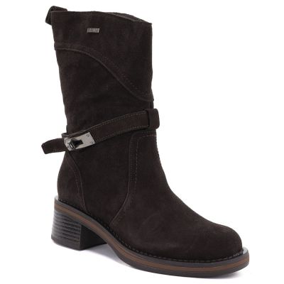 Chocolate Big Star Women's Leather Ankle Boots UU274609
