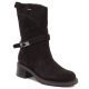 Chocolate Big Star Women's Leather Ankle Boots UU274609