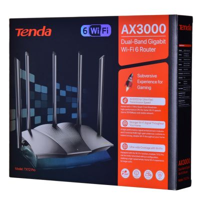 18. Tenda-TX12 PRO WiFi 6 TX2 Pro Gigabit Router