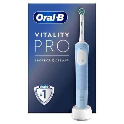 Oral-B Vitality Pro Adult Rotating-Pulsating Toothbrush Gray, White